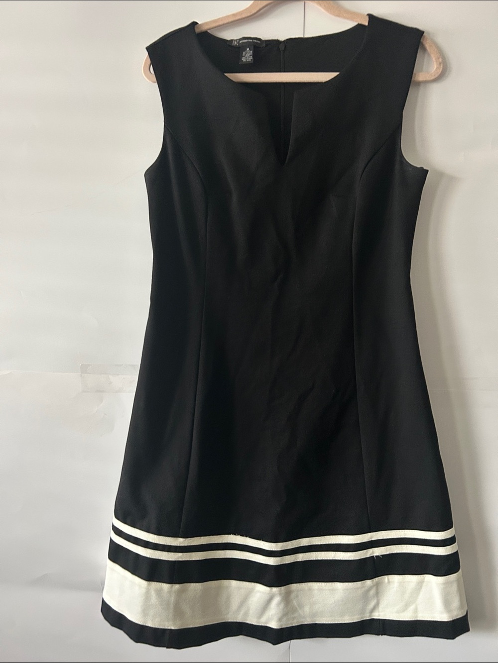 INC International Concepts Black and White Dress